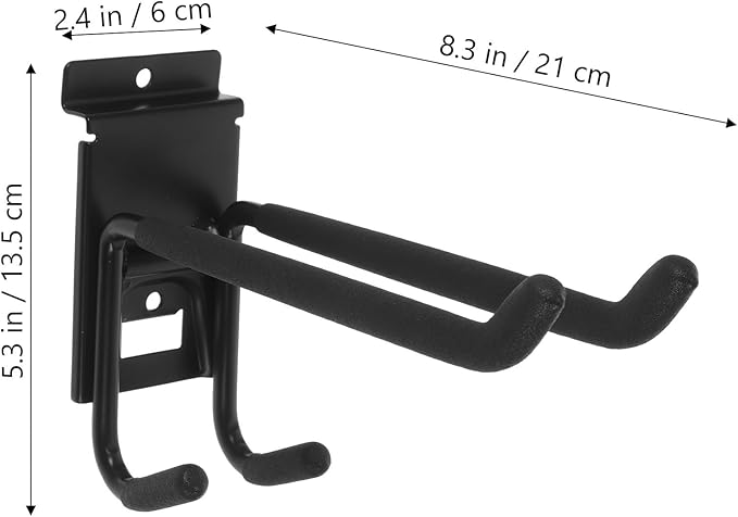 Heavy Duty Garage Wall Hooks Multi-Function Utility Storage Hook Heavy-Duty Metal for Garage and Garden Tools Organization