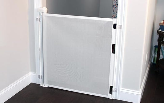 Retract-A-Gate 72" White: The Original and only Made in USA Retractable Baby, Dog, & Cat Gate