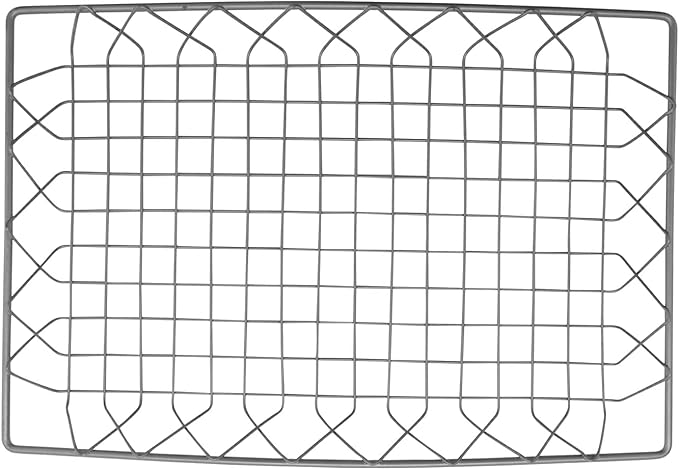G.E.T. IR-903 Gray 18 Wire Pastry Basket, 2" Deep (fits IR-900, IR-902) Iron Powder Coated Wire Baskets Collection
