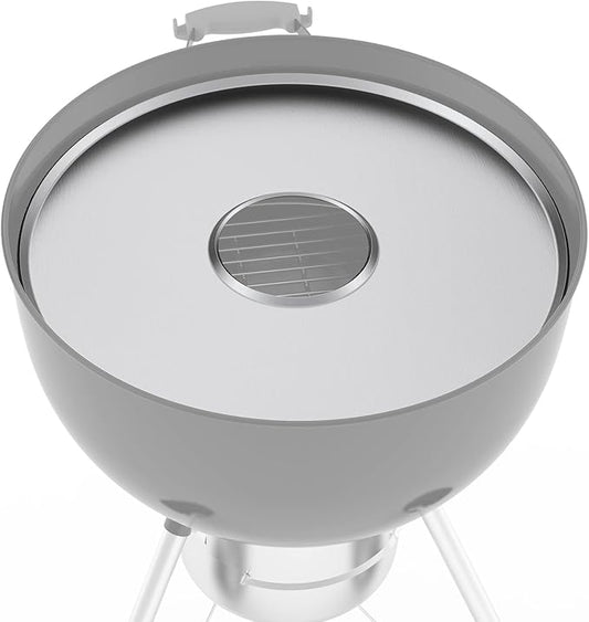 Stanbroil Round Griddle Insert for Weber 22" Kettle Charcoal Grills, Stainless Steel Flat Top Griddle Plate Plancha Kettle Grill Accessory