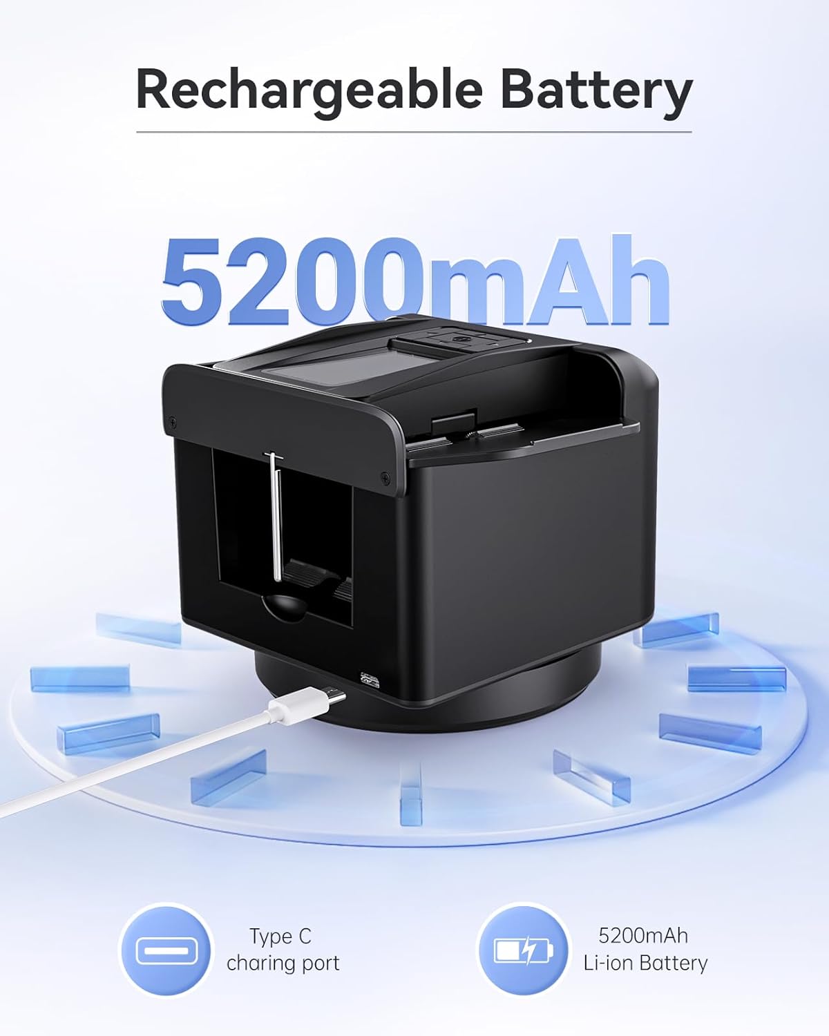 Automatic Card Shuffler and Dealer 2-in-1, 2 Deck 360° Rotating Dealing Machine for 12 Players, 4 Drawing Remotes, Rechargeable Playing Card Shuffler Machine for UNO, Poker, Phase 10