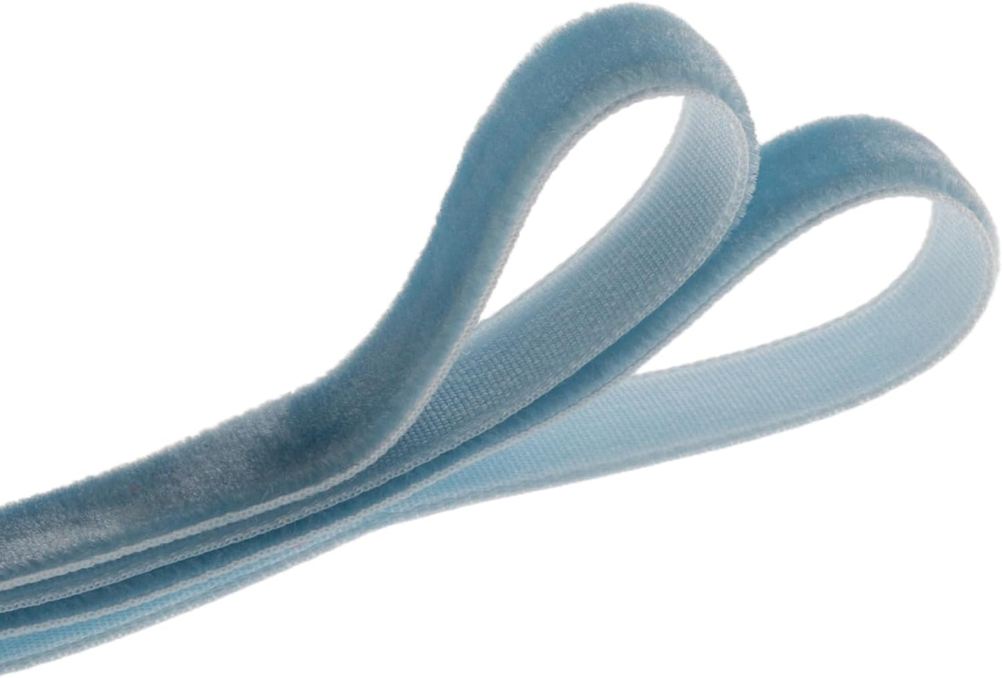 Vintage Dusty Blue Velvet Ribbon Christmas Ribbon for Gift Wrapping Crafts Christmas Tree Ornaments Garland Decorations, 5/8 Inch X 25Yd