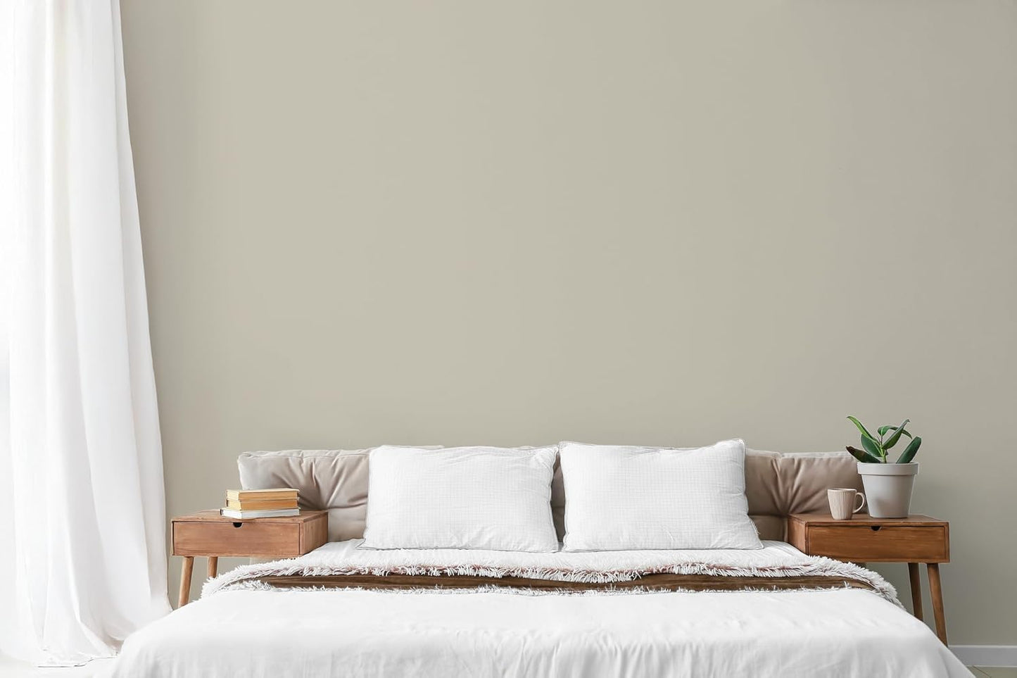 EVOLVE Paint & Primer: Environment-friendly, Eggshell with One-coat Coverage for Interior & Exterior surfaces (Warm Gray, 5-Gallon)