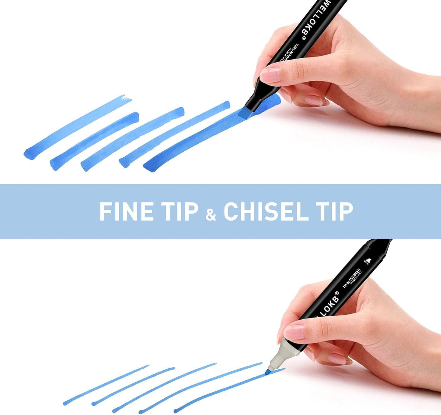 Alcohol Markers, 168 Colors Dual Tip Permanent Art Markers for Drawing,for Kids Adult Coloring, Alcohol, Based Ink Ideal for Book Painting and Card Making