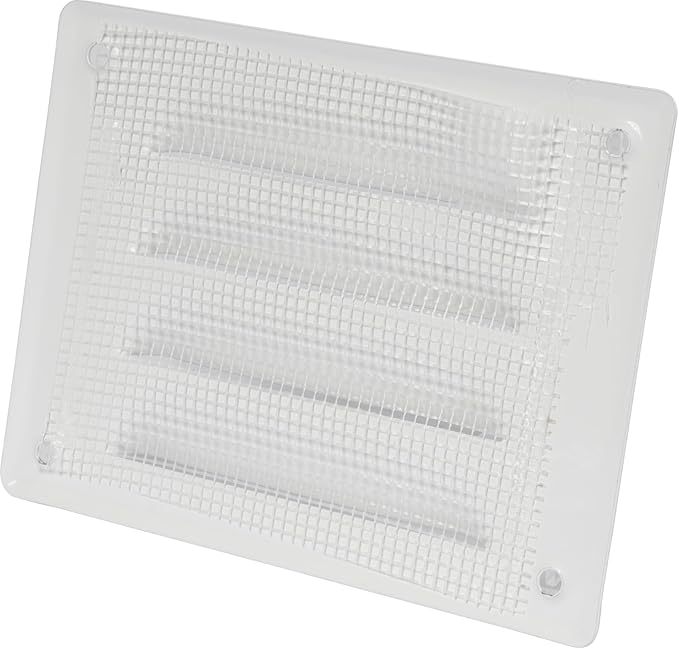 Repa Market 5.5" x 4" Inch Aluminum Air Vent Cover with Screen Mesh – Scratch-Resistant Powder-Coated Grille – for Ceiling or Wall – HVAC Return or Supply Vent – Indoor Outdoor Use