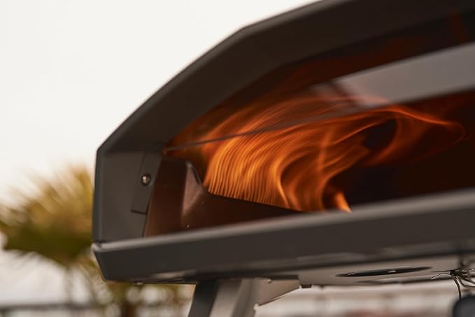 Ooni Koda 2 Max Gas Pizza Oven – 24" Propane Powered Outdoor Oven with 28 mBar Regulator and Gas Hose, Large Propane Pizza Oven - Black