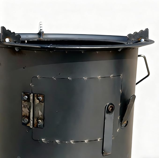 Rocket Stove Camping – Outdoor Wood Burner | Portable Outdoor Cookware With Grill And Tongs, Ideal For Survival, Backpacking, Hiking, RV Travel, Preparedness, Bonfires, Patio, Cooking Advent