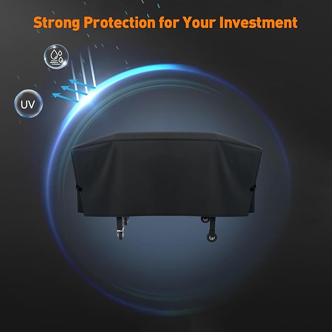 ZBXFCSH Outdoor Grill Griddle Cover fits for 1528 Blackstone 36 inch 4 Burner Griddle, Heavy Duty Flat Top Griddle Station Cover with Waterproof Sealed Seams, Durable FadeStop Material