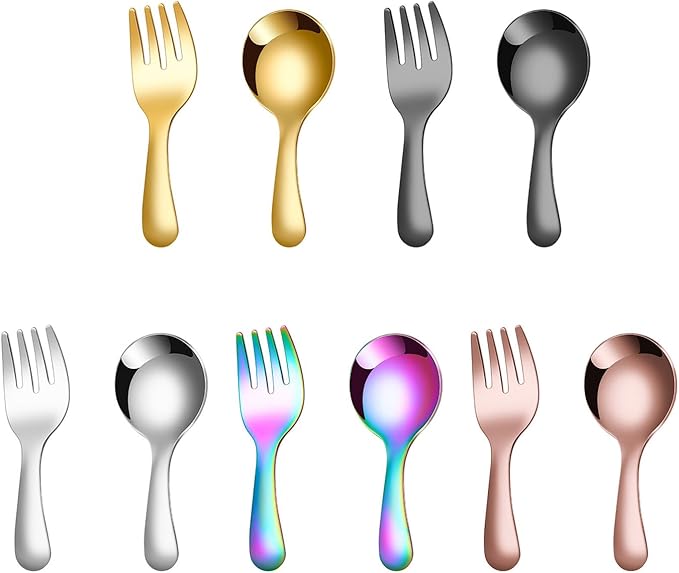 2 Pcs Portable Fork Spoon Tableware Portable Spoon and Fork Set Cutlery for Camping Picnics and Outdoor Dining Camping Dining Set