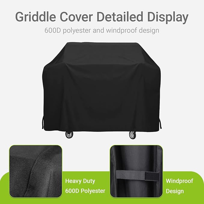 5482 Griddle Cover for Blackstone 36" Proseries Griddle with Hood, Heavy Duty 600D Waterproof Flat Top Griddle Grill Cover for Blackstone 36 inch Griddle 1868 2162 1923 1902 2151 2230 2023 2256
