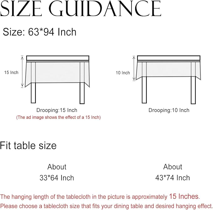 ISAENNE Designer Linen Floral Long Rectangle Tablecloth,Light Green Farmhouse Durable Table Cloth,Washable Decor Tablecloths for Dining Kitchen Thanksgiving Christmas,63"*94"-Floralsea B