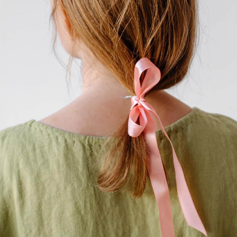 5/8" Width x 100 Yards Satin Ribbon, Olive Green Ribbon Perfect for DIY Craft, Bows, Gift Wrapping, Flower Bouquet, Valentine's Day, Christmas and Party Decoration