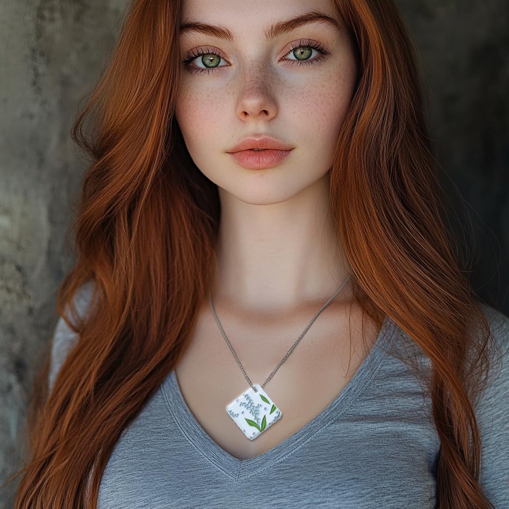 CHGCRAFT Lily of The Valley Polymer Clay Texture Sheets Flowers Silicone Texture Stamp Clay Texture Mat Modeling Pattern Pad Texture Sheets for Polymer Clay Jewelry and Clay Earrings Tools