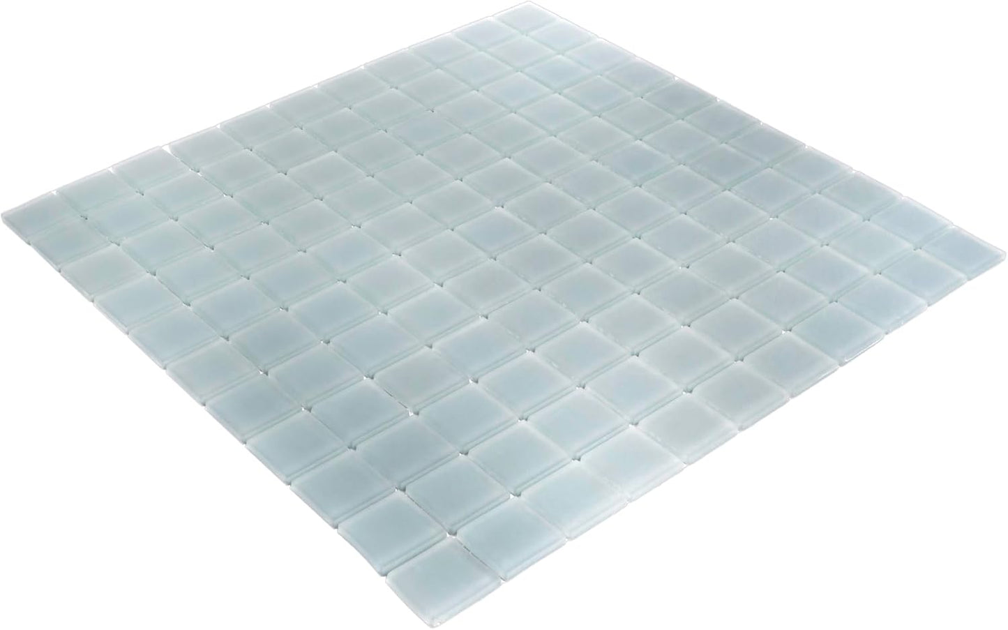 1"x1" Chic Gray Matte Finished Glass Mosaic Tile (Sample Swatch- 5"x4")