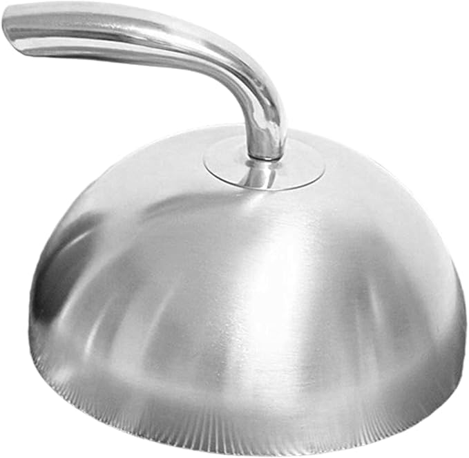 Matte Nonrust Steel Food Cover 15cm Rustproof Kitchens BBQ Grills Protectors Cooking Food Dome for Outdoors Dinin