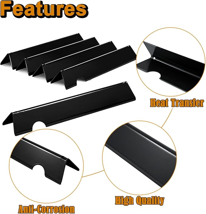 66795 66032 Flavorizer Bars 66095 Grill Grates Genesis II E-310 Grill Replacement Parts for Weber Genesis II E310 II SE-310 II E-335 II E-315 II LX S-340 II S-335 II S-345 GS4 Genesis 2 Grill Parts
