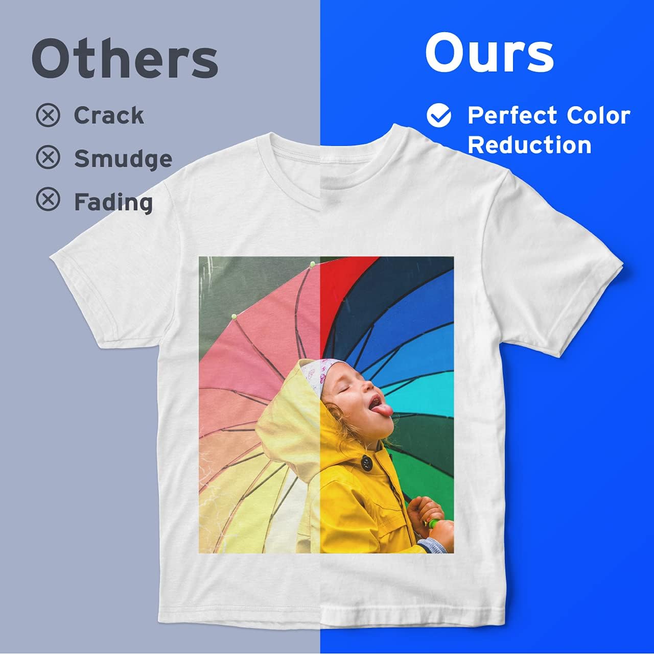 Printers Jack Sublimation Paper - 8.5 x 11 Inches, 100 Sheets 120gsm for Any Epson Sawgrass Inkjet Printer with Sublimation Ink, Heat Transfer Sublimation Paper for T-shirt, Mugs, Light Fabric