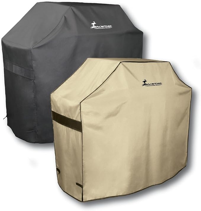 Reversible, Environmentally Friendly, Ventilated, BBQ Grill Cover, Medium – 56” – RVR-56