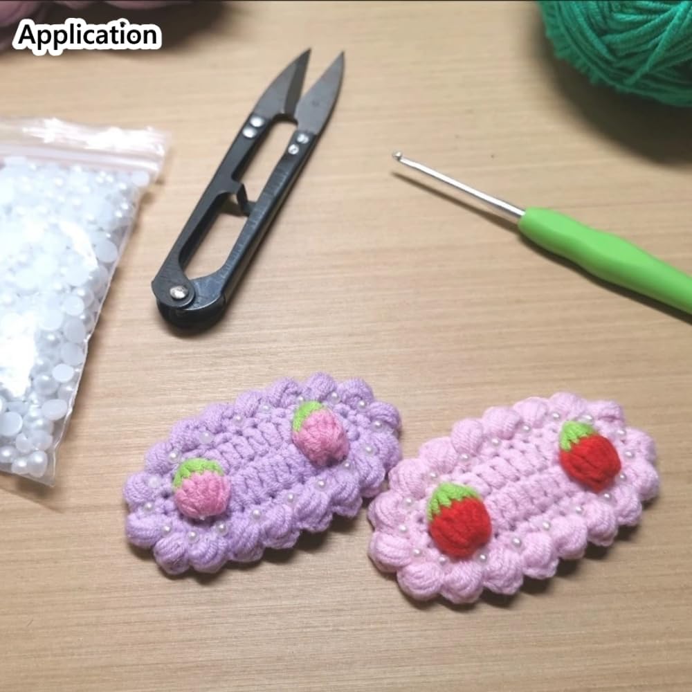 4020pcs Half Pearls for Crafts Assorted Size 3mm 4mm 5mm 6mm 8mm 10mm Flatback Half Round Pearl Beads for Jewelry Making Nail Art Scrapbook Craft Wedding Dress Decoration(White)