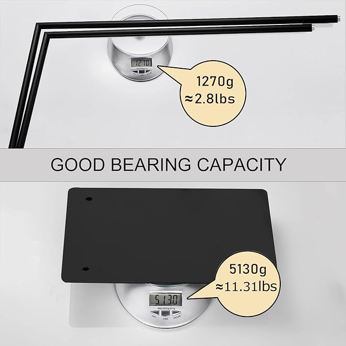 Stand Towel Rack for Bathroom Free Standing Double Towel Holders on Floor Bath Towel Holder Brass Matte Black