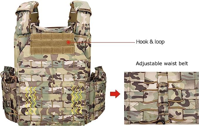 BOMTURN Upgrade Tactical Airsoft Outdoor Vest
