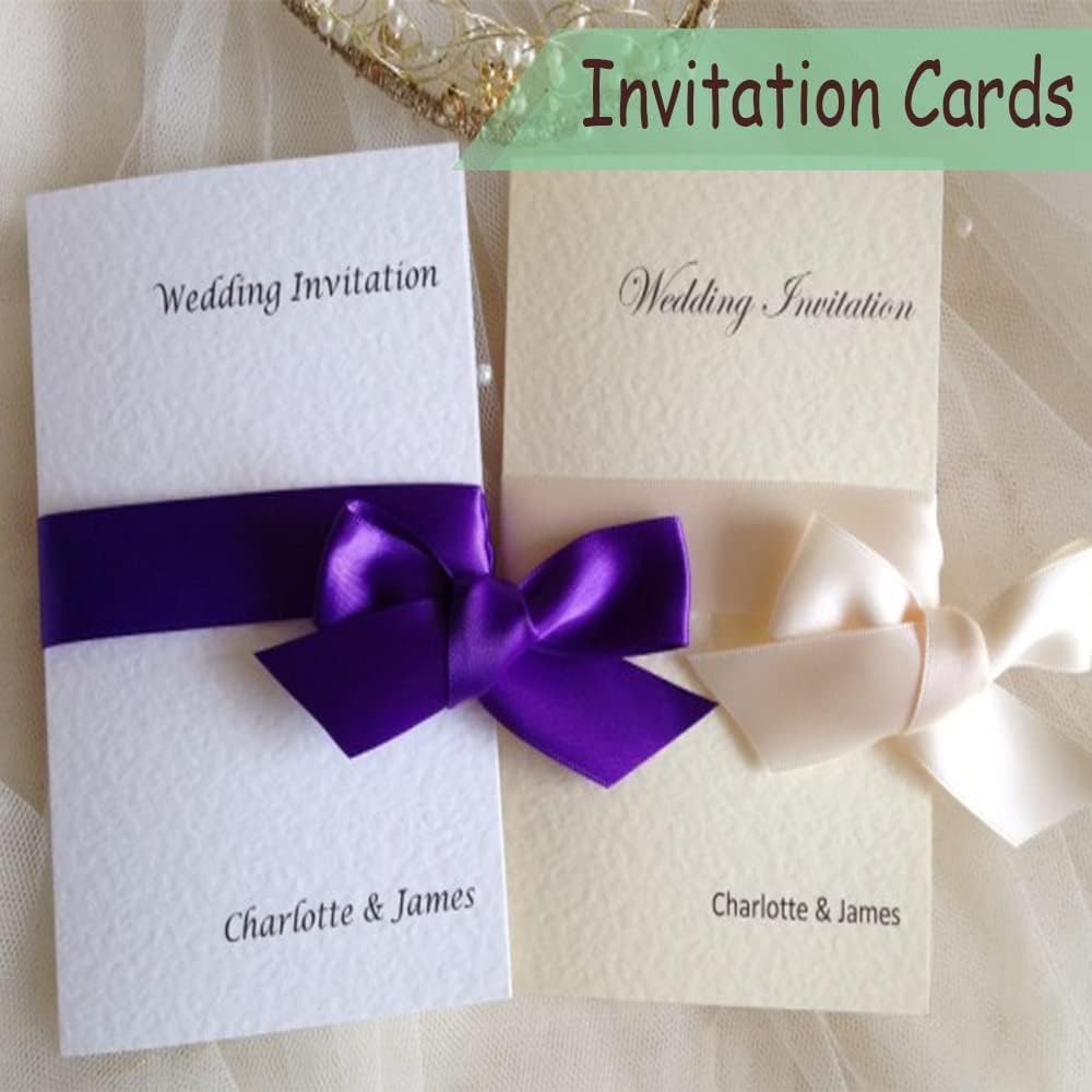 5/8" Width x 100 Yards Satin Ribbon, Deep Purple Ribbon Perfect for DIY Craft, Bows, Gift Wrapping, Flower Bouquet, Valentine's Day, Christmas and Halloween Party Decoration