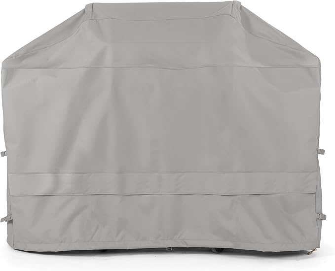 Covermates Grill Cover - Weather Resistant Outdoor Cover, Heavy Duty BBQ Covers for Large Outdoor Kitchen, Ultima 600D Polyester, 53 Inch, Ripstop Grey