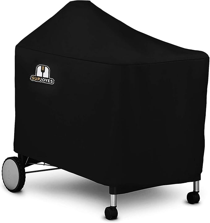 SUPJOYES Grill Cover for Weber Performer Deluxe Charcoal, 22 Inch BBQ Covers, Heavy Duty Waterproof Accessories for Weber Performer Charcoal