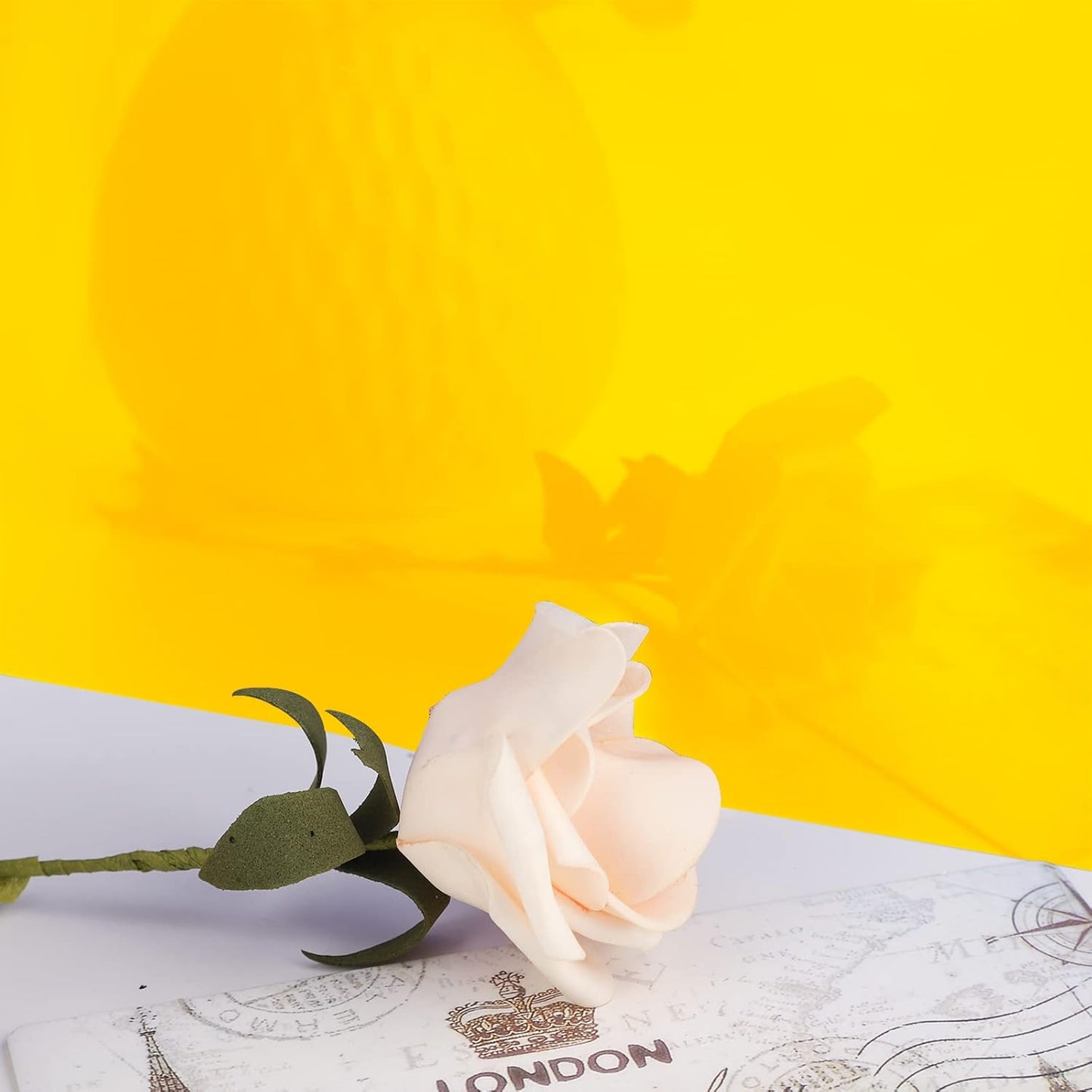 Enoin 2 Pack 8x12 Inches Yellow Non Transparent Acrylic/Plexiglass Sheet 0.118'' 1/8 Thick, Plastic Sheet Colored Board Panel for Glass, DIY, Painting, Art Craft