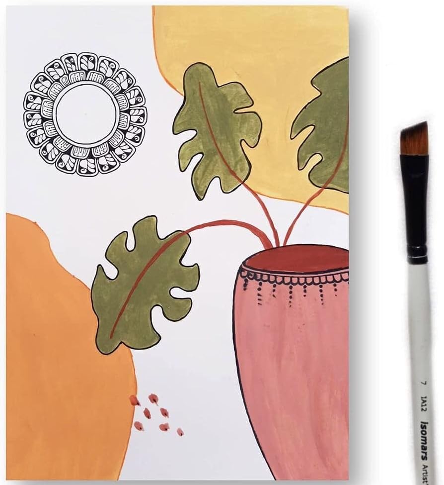 GRANOTONE Acrylic Paint Set | Glows in Black Light | Non-Toxic & Vibrant Paint | Ideal for Art, Crafts, Kids, & Hobbyists | Made in India (Acrylic Paint)