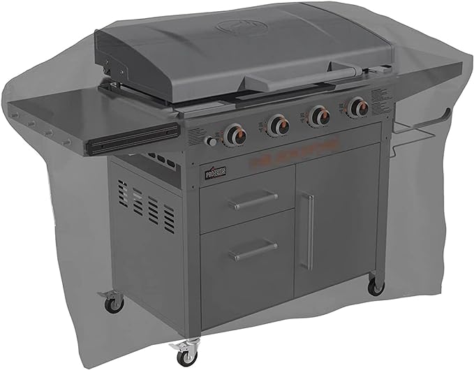 Heavy Duty 600D Polyester Cover compatible with Blackstone 36 inches 5482 Griddle Cooking Station with Hood,also compatible with Blackstone 28 inch XL,Outdoor Flat Top Gas Grill Cover with Straps