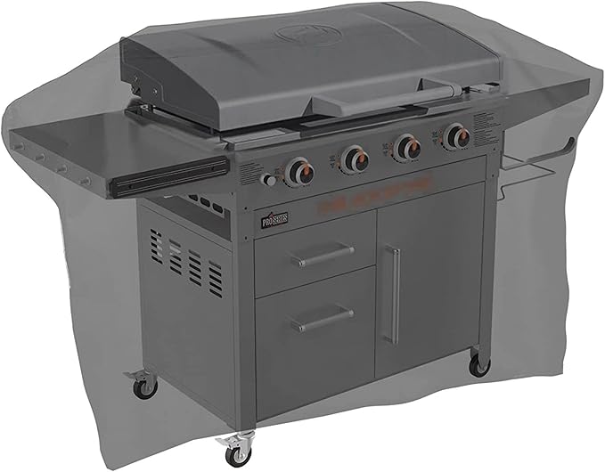 600D Polyester Cover compatible with Blackstone Culinary 30" Griddle 1901 1934 2092 2163 compatible with Blackstone 28" ProSeries Griddle 1785 1855 1858 1886 1962 2007 2080 2152 2342 with Straps