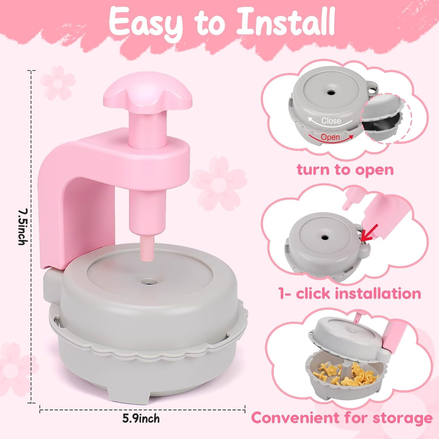 Arts and Crafts for Kids Girls Ages 4-8 6-8 8-12 Fabric Flower Bouquets Toys Creative DIY Craft Kits for Kids Toddlers Preschool Learning Activities Birthday Gifts for 4 5 6 7 8 9 10 Year Old Girls