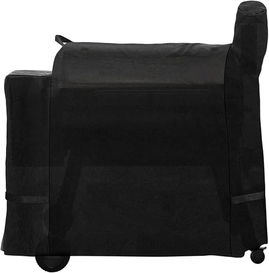 Outdoor Heavy Duty Waterproof Pellet Grill Cover for Traeger 34,Pro 34 Series Wood Pellet Smoker Grill,Texas and More,Full Length All Weather Protection Grill Cover for Traeger BAC380 BAC504,Black