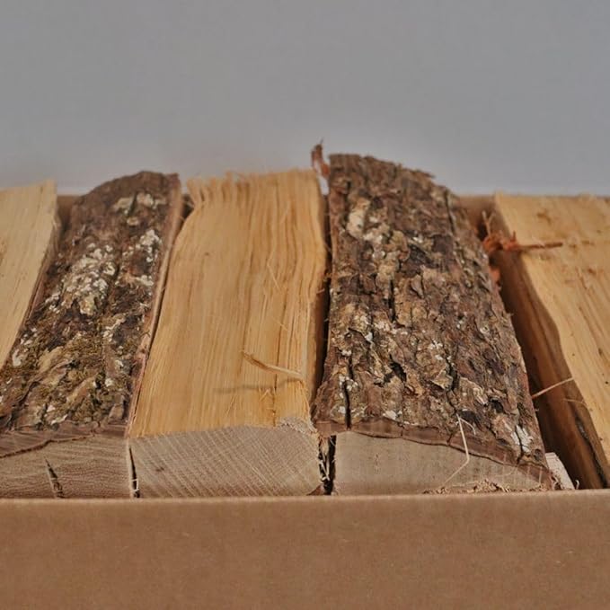 Smoak Firewood’s 12inch Length Premium Cooking Wood & Firewood Logs – Used for Grills, Smokers, Pizza ovens, stoves, firepits or fireplaces – USDA Certified Kiln Dried (12inch Wood Hickory 45-50lbs)