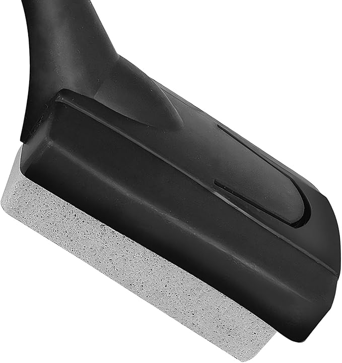 BBQ Grill Brush - Safe Bristle Free Cleaner, Rapid Scrubbing Barbecue Tool, Zero Wire Release Design, Handle for Deep Cleaning Grates, Outdoor Cooking Equipment, Home Restaurant