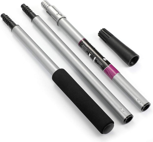 Extension Pole,3 Piece Extension Pole Set, Extension Pole for Paint Rollers,Paint Roller Brush Extension Handle, Threaded Pole, Telescoping Paint Roller Pole Extends to 42 inch