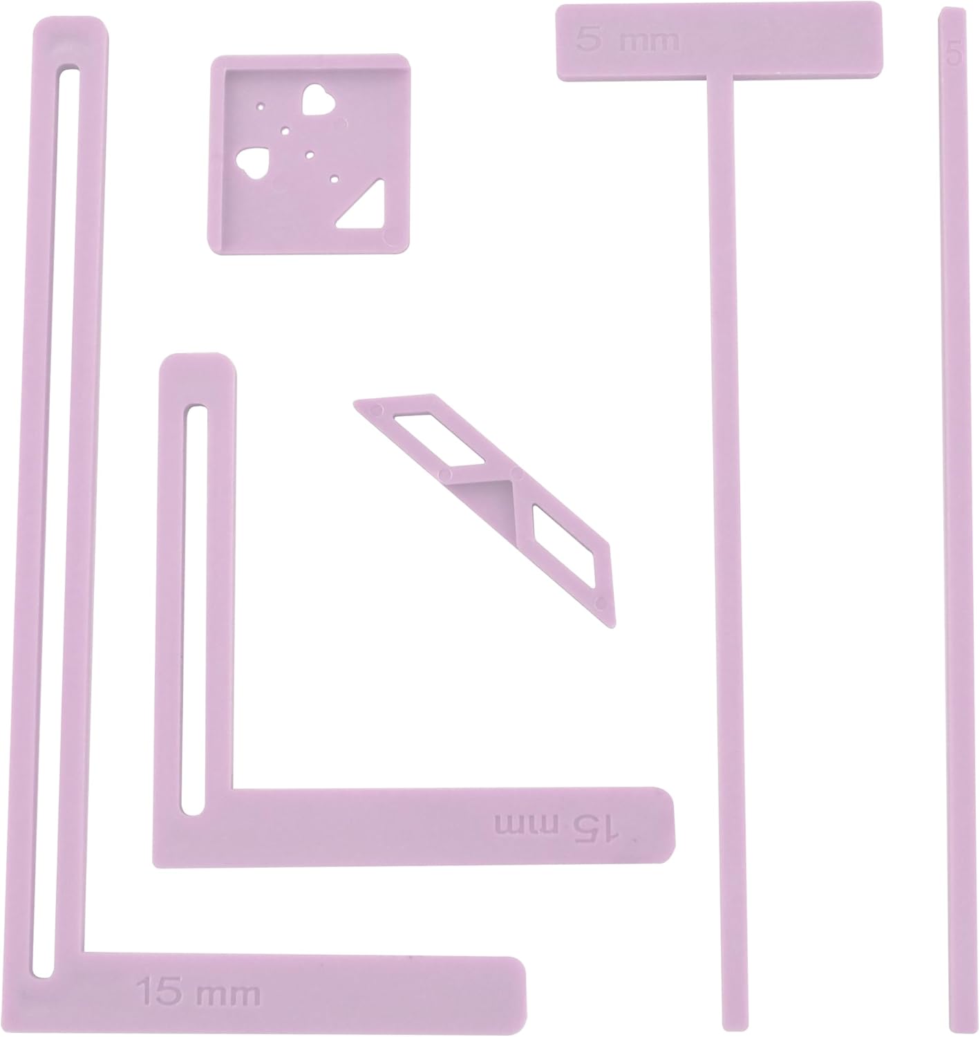 UPTTHOW 6Pcs Bookbinding Easy Scrapbooking Tool for Starter, Complete Great Stencils and Cutter Guide Kit Can Be Made into Notebook Calender Junk Journal Handbook