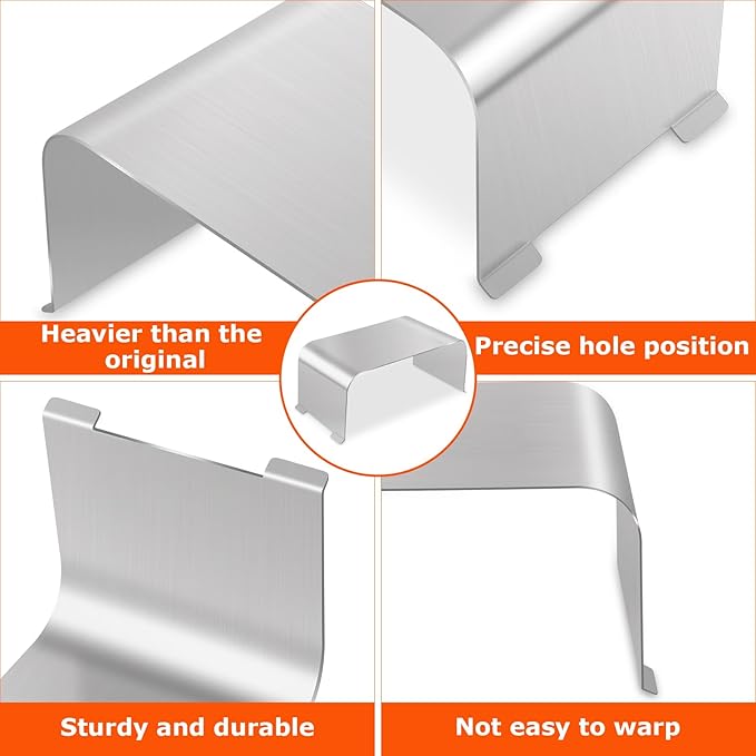Stainless Steel Grill Heat Baffle Diffuser Replacement for Traeger Ironwood 650/885 Pro 575/780 D2 Timberline 850/1300 Series Pellet Grill Accessories,Modified Flame Tamer for Traeger Parts KIT0450