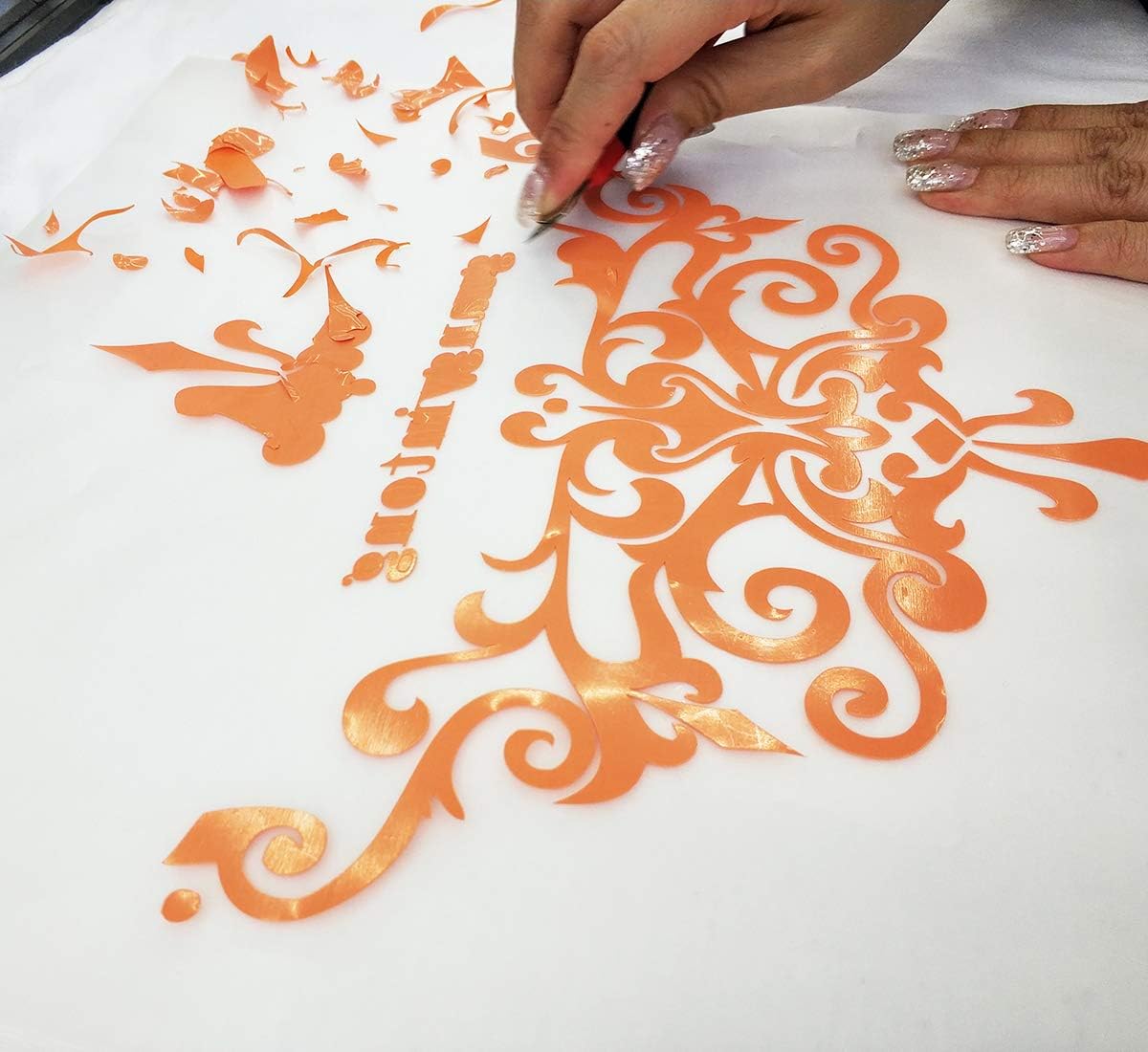 guangyintong Heat Transfer Vinyl Orange HTV Rolls, 12" x 10ft Orange Iron on Vinyl for T-Shirts, Matte Surface Orange HTV Vinyl for All Cutter Machine Easy to Cut & Weed for Heat Vinyl DIY Design