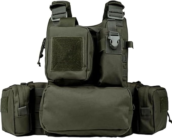YAKEDA Tactical Outdoor Training Vest - Molle Vest With Multi-Functional Pouches For Training, Hunting & Hiking