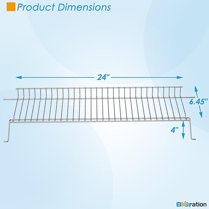 G467-0001-W1 Warming Rack Grill Parts for Charbroil Advantage 4 Burner 463344015 466344015, Grill Warming Rack Swing Away Grid for Charbroil Advantage 4 Burner Grill Replacement Parts
