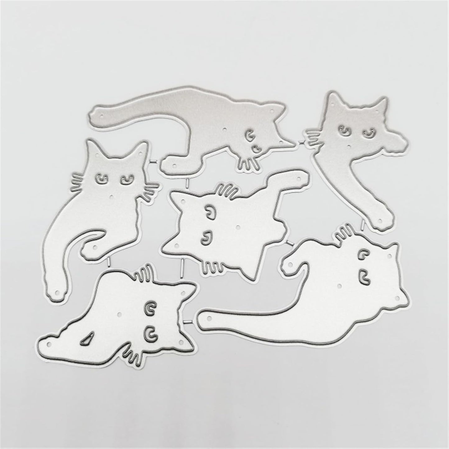 Cutting Dies Metal Stencils Scrapbooking Tools DIY Embossing Template for Paper Card Making Album Arts Crafts Supplies (Cat-10.7x8.6cm)