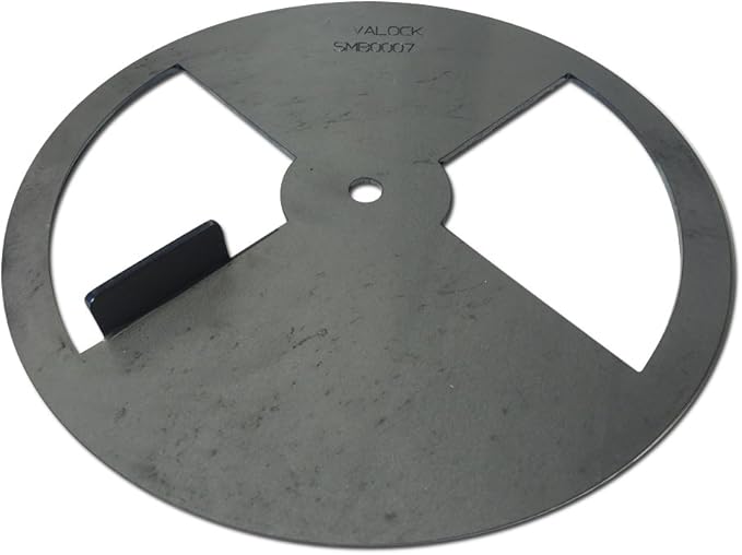 LavaLock® Smoker Pinwheel BBQ air Damper Pit Grill Vent, Steel 4 6 8 12 (8" Diameter)
