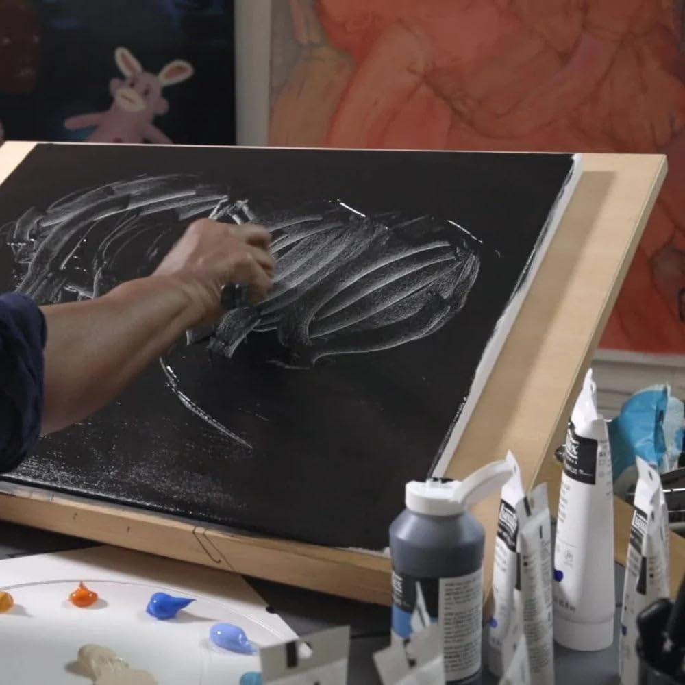 Liquitex Professional Gesso Surface Prep Medium, 237ml (8-oz), Black