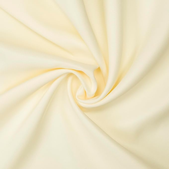 Gee Di Moda Rectangle Tablecloth - 60 x 126 Inch Ivory Table Cloth for 8 Foot Rectangle Tables - Heavy Duty Washable Fabric - for Holiday Party, Dinner, Weddings, Baby Shower & Events