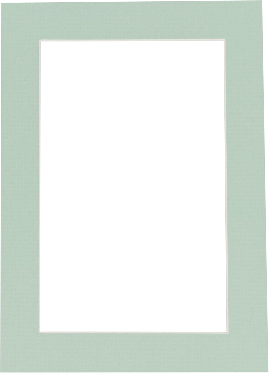 5x7 Mat for 8.5x11 Frame - Precut Mat Board Acid-Free Show Kit with Backing Board, and Clear Bags Honeydew Green 5x7 Photo Matte Made to Fit a 8.5x11 Picture Frame Matboard for Framing, Pack of 1 Mat