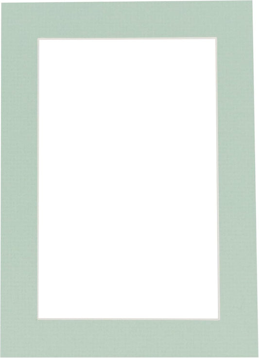 5x7 Mat for 8.5x11 Frame - Precut Mat Board Acid-Free Show Kit with Backing Board, and Clear Bags Honeydew Green 5x7 Photo Matte Made to Fit a 8.5x11 Picture Frame Matboard for Framing, Pack of 1 Mat
