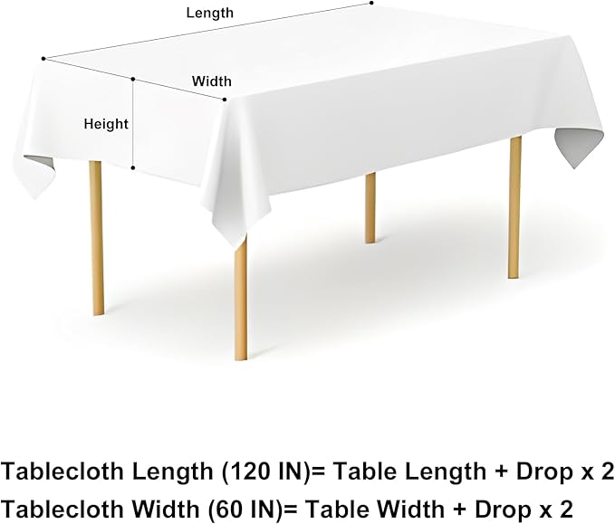 misaya Rectangle Waterproof Vinyl Table Cloth, Wipeable Tablecloth with Flannel Backing, Plastic Table Cover for Dinner, Picnic, Indoor and Outdoor (Flowers, 60" x 120")