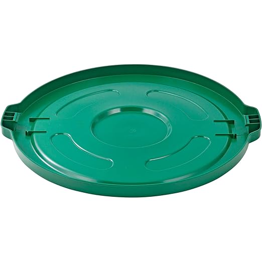 Global Industrial 55 Gallon Garbage Can Lid, Green